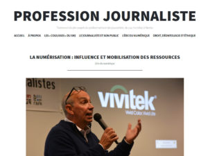 Site web Profession journalisme étudiant DUT journalisme 1996